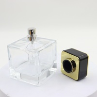50ml Logo Imprimé Rose Rectangle Vaporisateur Parfum Bouteille En Verre Rechargeable Parfum Atomiseur Vaporisateur Bouteille