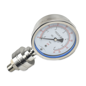 Манометр вакуумный промышленный XIAOSHU (Китай), 100 мм, с прямым монтажом, для измерения давления воздуха и биогаза - Product Image 2