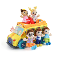 Bon prix de nouveau produit autobus scolaire avion peluche voiture peluche voitures en peluche jouets pour enfants