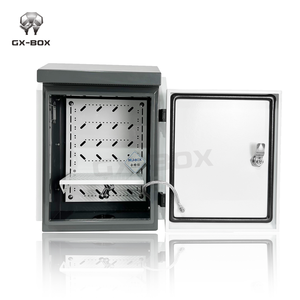 صندوق تحكم كهربائي مقاوم للماء مثبت على عمود، مخصص حسب الطلب، بدرجة حماية IP55 وIP65، خزانة معدنية للاتصالات وكاميرات المراقبة - Product Image 1