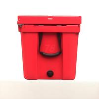 Glacière rotomoulée 65QT très vendue pour l'extérieur, stockage de glace sèche, boîte à glace pour poisson, glacière portable grande capacité pour pique-nique, pêche, camping