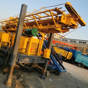 Foreuse de puits <span class=keywords><strong>d</strong></span>'<span class=keywords><strong>eau</strong></span> <span class=keywords><strong>d</strong></span>'occasion Foreuse de forage 300m de profondeur KY300 Yuchai Diesel Engine 6m Tower Made in China - Product Image 3