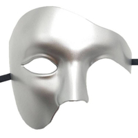 Masque de mascarade pour le Phantom of the Opera, masque de bal, Mardi Gras, Halloween, masque vénitien demi-visage