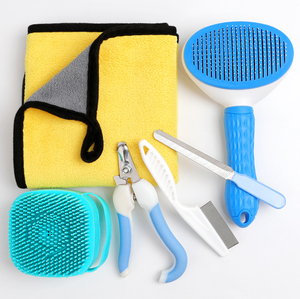 高級ペット用グルーミングキットポータブル掃除機ソフトプラスチック製はさみコーム猫と犬に安全で使いやすい - Product Image 2