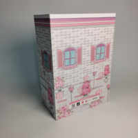 Boîte cadeau rectangulaire en papier rigide enduit, haut de gamme, en velours, pour la Saint-Valentin, avec la déclaration « Je t'aime », personnalisable, estampage à chaud