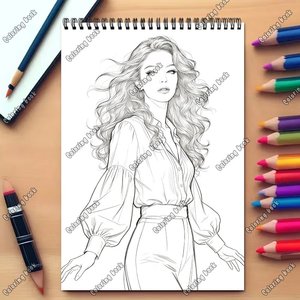 Quaderno a spirale personalizzato OEM ODM con carta spessa per fan K-Pop, forniture scolastiche, blocco da disegno all'ingrosso, regalo per San Valentino - Product Image 2