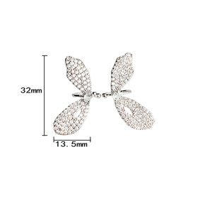 Manchette d'oreille TX tendance, boucles d'<span class=keywords><strong>oreilles</strong></span> manchette en zircon, bijoux d'oreille non percés pour femmes, manchette d'oreille en cuivre, boucles d'<span class=keywords><strong>oreilles</strong></span> sans piercing indolores - Product Image 4
