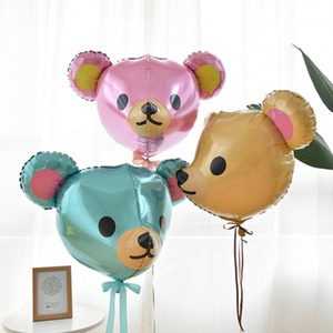 Commercio all'ingrosso 27 pollici Globos decorazioni per palloncini per feste forniture 4D lamina di elio shenge palloncino orso - Product Image 5