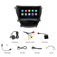 Pour Hyundai Elantra 2012-2016 Android 15 Octa Core Autoradio GPS Navi Lecteur Multimédia Vidéo WiFi pour SWC DSP RDS MP3 OLED