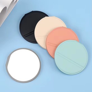 Miroirs compacts pliables ronds portables Mauri Rose Gold 2026, miroir de poche argenté pour le maquillage, idéal comme cadeau personnalisé - Product Image 2
