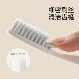 FaSoLa Wide Head Toothbrush 40mm Large Brush Head Soft Bristle Adult Oral Care Manual Toothbrush - Product Image 5