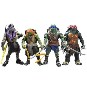 Hot selling classic movie version of the action doll toy NinjaS Turtles 4 figure models