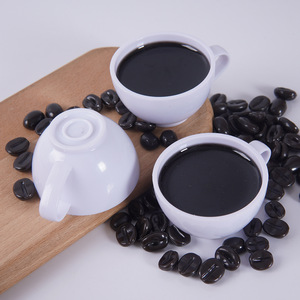 Modelo realista de taza de café, taza de café completa creativa, decoración para bebidas de té de la tarde, accesorio divertido para grabación de videos. - Product Image 4
