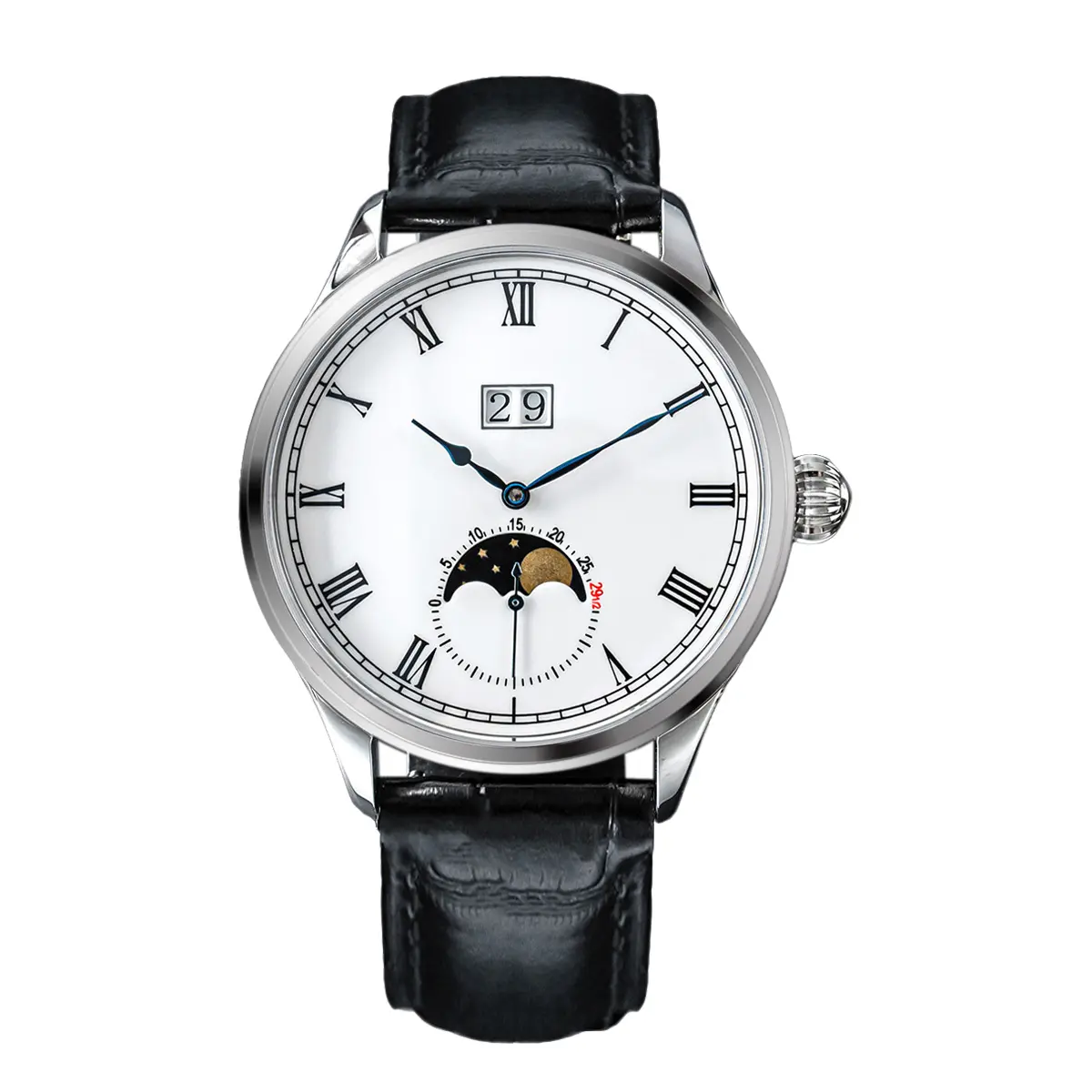 Montre mécanique automatique en acier inoxydable 316L, livraison gratuite de luxe, de haute qualité, personnalisable avec logo de seagull