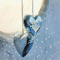 Bola de Discoteca Chuang De con Forma de Corazón, Decoración de Espejo Brillante para Bodas, Regalo de San Valentín, Decoración Colgante para el Hogar