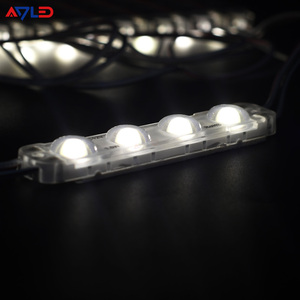 12V 4 Chips SMD 2835 Injection Lens <b>Led</b> Module <b>Backlight</b> Signage 7000K Flexible <b>Led</b> Module 1.44W For Advertisement Lightbox - Product Image 1