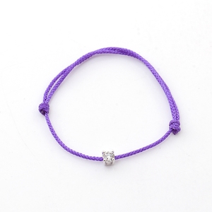 สร้อยข้อมือเพชร0.17 CT สร้อยข้อมือสายทอง18K สร้อยข้อมือมิตรภาพทำด้วยมือเครื่องประดับสำหรับเพื่อน - Product Image 1