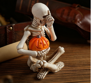 โต๊ะฟักทองฟักทองฮาโลวีนทำจากเรซินขนาดเล็กทันสมัยอุปกรณ์ประกอบฉากสำหรับเทศกาลทางเข้าแบบข้ามพรมแดนสำหรับห้องปาร์ตี้ - Product Image 2