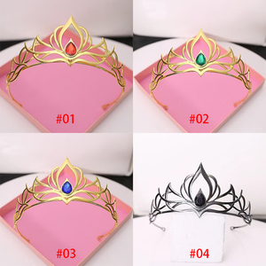 15cm accessori <span class=keywords><strong>sposa</strong></span> europea e americana corona in lega copricapo principessa abito da <span class=keywords><strong>sposa</strong></span> corona accessori corona per Halloween - Product Image 5