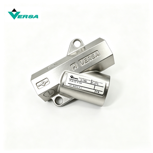 ตัวตรวจสอบแก๊สแบบนิวเมติก CV-3-316 พอร์ต NPT ขนาด 1/4 นิ้ว วัสดุซีล FKM ช่วงอุณหภูมิ -21 องศาเซลเซียสถึง 149 องศาเซลเซียส - Product Image 1