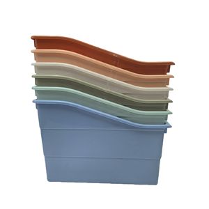 Bandeja de plástico para documentos, organizador de archivos apilable de 29x19x14cm, caja de almacenamiento de escritorio para uso doméstico y de oficina - Product Image 3