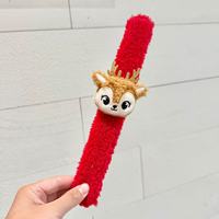 Nouveau jouet bracelet slap renne en peluche super doux transfrontalier pour enfants, idéal pour Noël