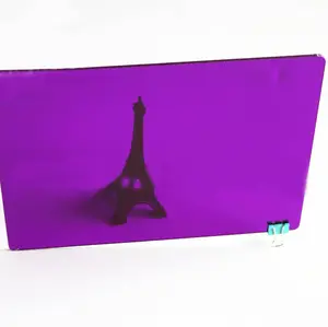 Lila transparente Ausdauer platte Polycarbonat Sonnen platte lila PC Kunststoff platte