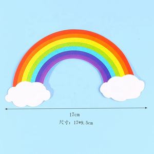 Décorations de gâteau <span class=keywords><strong>en</strong></span> pâte polymère <span class=keywords><strong>arc</strong></span>-<span class=keywords><strong>en</strong></span>-<span class=keywords><strong>ciel</strong></span>, toppers pour gâteaux d'<span class=keywords><strong>anniversaire</strong></span> <span class=keywords><strong>en</strong></span> forme de cœur <span class=keywords><strong>arc</strong></span>-<span class=keywords><strong>en</strong></span>-<span class=keywords><strong>ciel</strong></span> - Product Image 3