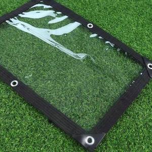 Bâche en PVC transparent épaissi de 0,5 mm, 100 % polyester, anti-UV, imperméable, écran de protection contre la pluie <span class=keywords><strong>pour</strong></span> <span class=keywords><strong>terrasse</strong></span> extérieure, gazebo - Product Image 3