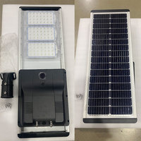 Lampu Jalan Led surya 40 W wadah aluminium semua dalam satu lampu Led surya 40 Watt dengan Sensor PIR gerakan