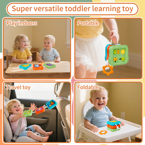 New Montessori Busy Board Baby <strong>Travel</strong> Sensory <strong>Toy</strong> Portable 6 in <strong>1</strong> Multi-functional Activity Cube Educational <strong>Toy</strong> <strong>for</strong> <strong>1</strong> <strong>Year</strong> <strong>Old</strong> - Product Image 3