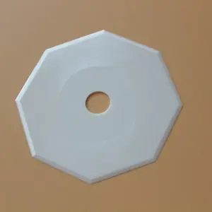 Cuchillo de hoja fija de cerámica Cortador de doble cara Cachemira División agrietamiento hoja octogonal