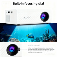 Projecteurs LCD intelligents M200S neufs, originaux et authentiques, 20 lumens ANSI, haut-parleurs intégrés, mini projecteur de cinéma maison HD 1080p portable