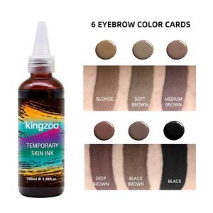 Airbrush Hybrid Brow Stain Tattoo Ink para tintado de cejas Maquillaje semipermanente - Product Image 3