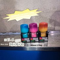 Juguetes de descompresión de silicona NeeDoh con cambio de color UV, rebote lento, efecto de sonido al apretar, diseño de algodón de azúcar, ideales para exportación.