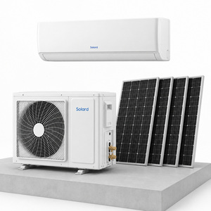 Aire Acondicionado Solar Híbrido Inteligente con Wifi, 24000 Btu, Doble Alimentación AC/DC, Split de Pared, Refrigeración y Calefacción, Ahorro de Energía, Uso Comercial y Hotelero - Product Image 1