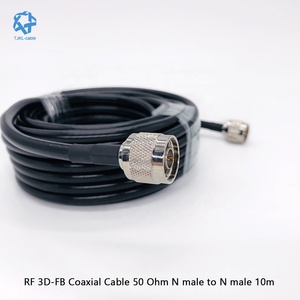 <span class=keywords><strong>Cable</strong></span> <span class=keywords><strong>Coaxial</strong></span> 5D-FB de Baja Pérdida, 50 Ohmios, Doble Blindaje, Cubierta de PVC, Conectores N Macho, Amplificador de Señal de Teléfono <span class=keywords><strong>Celular</strong></span> RF, Venta al Por Mayor de Fábrica - Product Image 4