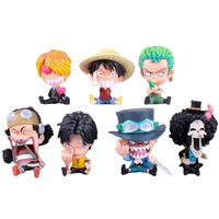 Figurine d'action Q Version Sitting Posture One Piece - Monkey D. Luffy -Romance Dawn- S.H.Figuarts