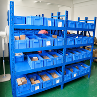 Système d'étagères de stockage industriel en acier métallique réglables sans boulons, capacité 200 kg/étagère, pour entrepôt