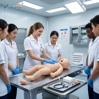 Modèle de formation en oxygénothérapie pédiatrique, mannequin d'entraînement à l'inhalation d'oxygène pour l'enseignement infirmier CE/ISO/ROHS/CNAS