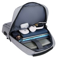 Logo personnalisé pas cher sac à dos unisexe pour ordinateur portable sac à dos d'étudiant imperméable en polaire grande capacité avec port USB