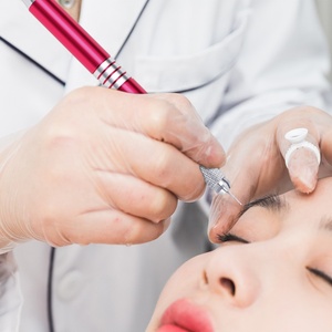 Pluma de tatuaje Manual, máquina de maquillaje permanente, Pluma de Microblading para tatuaje de labios y tatuaje de cejas, pluma <span class=keywords><strong>Tebori</strong></span> para pinceladas de cejas - Product Image 2