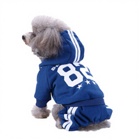 Sweat-shirts d'hiver écologiques en polyester pour chiens, taille XL, classiques, motif Teddy de dessin animé pour les fêtes du Nouvel An