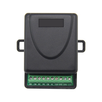 Télécommande sans fil 2 canaux 433 92MHz AC DC 12 24V Récepteur d'ouvre-porte de garage