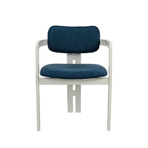 Meubles de chambre nordiques de <span class=keywords><strong>cuisine</strong></span> ergonomique à dossier haut <span class=keywords><strong>chaise</strong></span> de salle à manger moderne en tissu rembourré <span class=keywords><strong>avec</strong></span> accoudoirs - Product Image 2