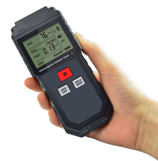 ET825 Digital LCD EMF Meter Electromagnetic Radiation Tester Electric Field Magnetic Field Dosimeter Detector