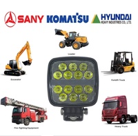 Projecteur de travail LED 27W 4 pouces en aluminium, étanche, pour conduite tout-terrain, SUV, bateau, 4x4, 4WD, éclairage extérieur automobile 24V