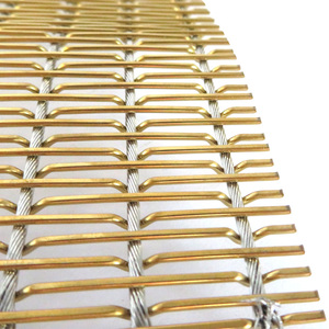 Tùy chỉnh thép không gỉ mạ kẽm kim loại pre-crimped trang trí kiến trúc dây lưới - Product Image 4