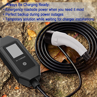 Estación de Carga Portátil para Vehículos Eléctricos OLINK, 11KW AC Nivel 2, Cargador Tipo 2, 16A Trifásico, IP54 Impermeable