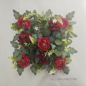 Bunga Peony hijau, hiasan dinding buatan tangan 3D dekorasi rumah langsung pabrik untuk Natal Tahun Baru Hari Valentine Hari Ibu